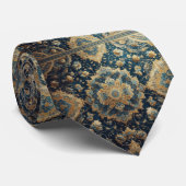 Luxus-Perser-Designer-Teppich | Faux-Seide-Halstuc Krawatte (Gerollt)