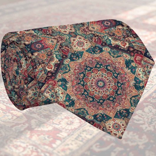 Luxus-Perser-Designer-Teppich | Faux-Seiden-Halstu Krawatte
