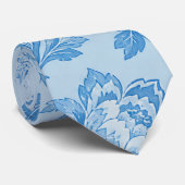 Luxus Persisch Blass Pfau Blau Muster  Krawatte (Gerollt)