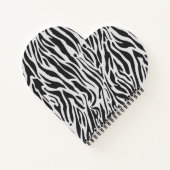 Luxus Personalisiert Girl Boss Zebra Notizblock (Rückseite)