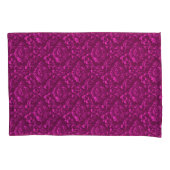 Luxus Pink Damask Floral Kissenbezug (Vorderseite-Links)