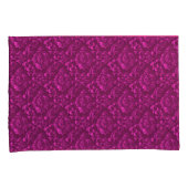 Luxus Pink Damask Floral Kissenbezug (Vorderseite-Rechts)