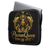Luxus-Piscean-Queen-Elektronik-Tasche Laptopschutzhülle (Vorderseite Links)