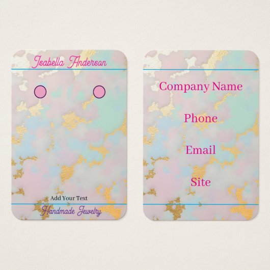Luxus-Popular-Blush-Pink-Mint-Gold-Kollektion (Vorne & Hinten)