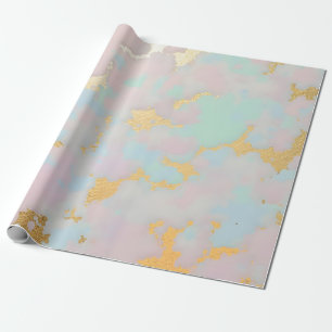 Luxus-Popular-Blush-Pink-Mint-Gold-Kollektion Geschenkpapier