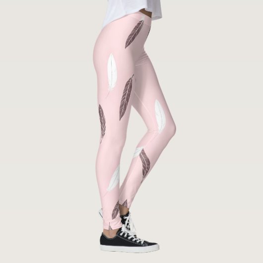 Luxus-Popular-Feather-Boho-Kollektion Leggings (Rechts)