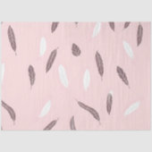 Luxus Popular Feathers Boho Collection Seidenpapier (Vorderseite)
