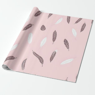 Luxus-Popular-Federn-Boho-Kollektion Geschenkpapier
