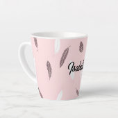 Luxus-Popular-Federn-Boho-Kollektion Milchtasse (Linke Ecke)