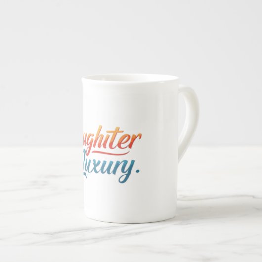 Luxus Porzellantasse (Vorderseite Rechts)