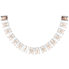 Luxus Princess Birthday Glitzer Foto Wimpelkette