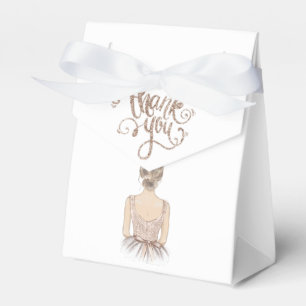 Luxus Princess Birthday Personalisierter Glitzer Geschenkschachtel