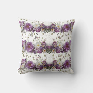 Luxus-Purple-Botanik-Schmetterling-Wurfkissen Kissen