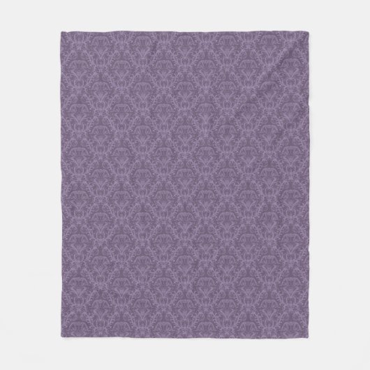 Luxus-Purple-Tapete Fleecedecke (Vorderseite)