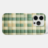 Luxus-Quiltstoff-Musterhülle - Salbeigrün  Case-Mate iPhone Hülle (Rückseite (Horizontal))