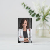 Luxus Real Anwesen Agent Foto Design Visitenkarte (Stehend Vorderseite)