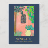 Luxus Real Anwesen Agent Realtor Property Manager Postkarte (Vorderseite)