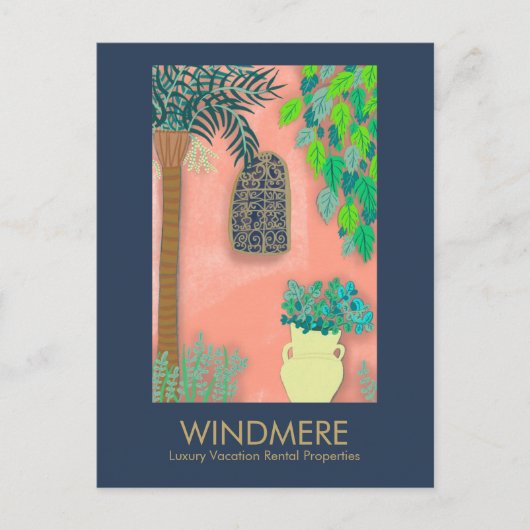 Luxus Real Anwesen Agent Realtor Property Manager Postkarte (Vorderseite)