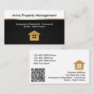Luxus Real Anwesen Agent Realtor QR Code Visitenkarte