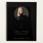 Luxus Real Anwesen Black Gold Terminierungsbuch Planer (Vorderseite)