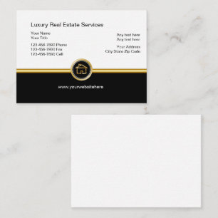 Luxus Real Anwesen Business Cards Visitenkarte