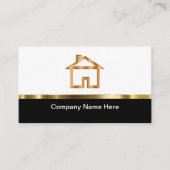 Luxus Real Anwesen Business Cards Visitenkarte (Vorderseite)