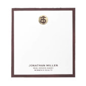 Luxus Real Anwesen Notepad Notizblock (Vorderseite)