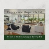 Luxus Real Anwesen Postkarte (Vorderseite)