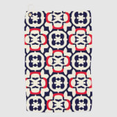 Luxus Red White und Blue Golfhandtuch (Vorderseite)