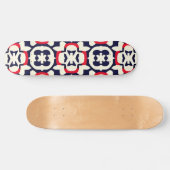Luxus Red White und Blue Skateboard (Horizontal)