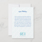 Luxus Retreat Corporate Event Personalisiert Dankeskarte (Vorderseite)