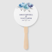 Luxus-Rose Fächer (Vorderseite)