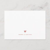 Luxus Rose Gold Baby Dusche Windeln Raffle Ticket Begleitkarte (Rückseite)