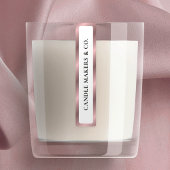 Luxus Rose Gold Tamper Proof Thin Candle Jar Tin Etiketten