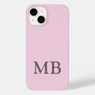 Luxus-Rosé-Handygehäuse mit individuellem Namen. Case-Mate iPhone 14 Hülle