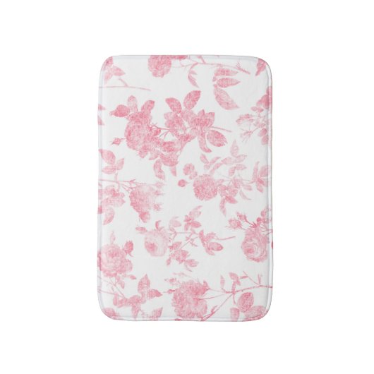 Luxus Rose Muster Badematte (Vorderseite Vertikal)