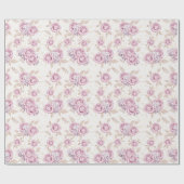 Luxus-Rosenmuster-Wrapierpapier Geschenkpapier (Flach)
