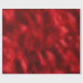 Luxus-Rot-Faux-Folie Geschenkpapier (Flach)