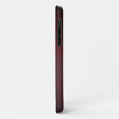 Luxus rotes Premium-Textildesign Case-Mate iPhone Hülle (Hinten/Links)