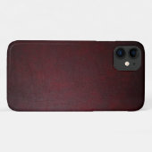 Luxus rotes Premium-Textildesign Case-Mate iPhone Hülle (Rückseite (Horizontal))
