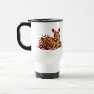 Luxus-Rotgold-Hirsch-Kunst Reisebecher