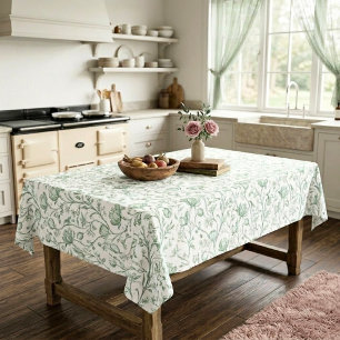 Luxus-Sage-Französische-Toile-Artisan-Cottage-Erbe Tischdecke