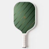 Luxus Sage Green & Gold Pickleball Schläger (Rückseite)