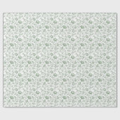 Luxus-Sage-Toile-Garten-Styling mit Erbe Geschenkpapier (Flach)