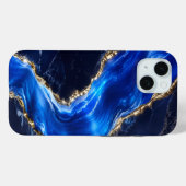 Luxus-Saphir-Marmor-Fluss Case-Mate iPhone Hülle (Rückseite (Horizontal))
