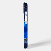 Luxus-Saphir-Marmor-Fluss Case-Mate iPhone Hülle (Rückseite / Links)