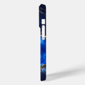 Luxus-Saphir-Marmor-Fluss Case-Mate iPhone Hülle (Rückseite / Links)