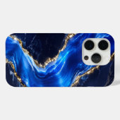 Luxus-Saphir-Marmor-Fluss Case-Mate iPhone Hülle (Rückseite (Horizontal))