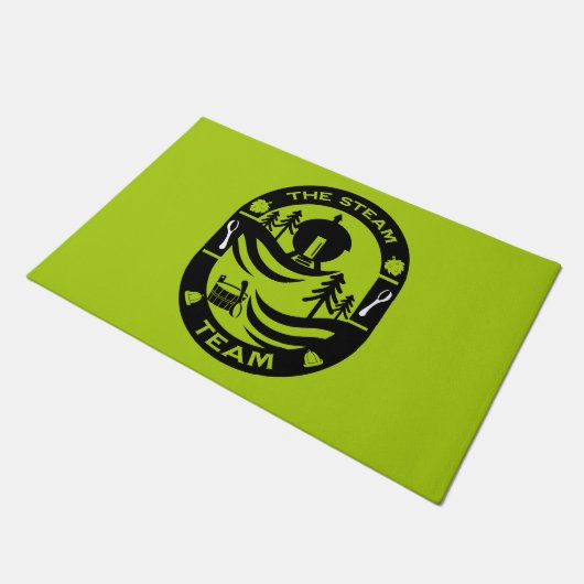 Luxus Sauna Geschenk Fußmatte (Schrägansicht)