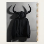 Luxus-Schatten-Hoodie – Halloween-Edition Planer (Rückseite)